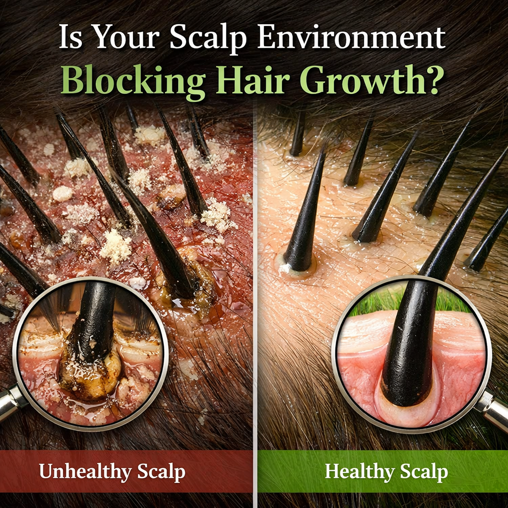 Is Your Scalp Blocking Hair Growth? What You Need to Know